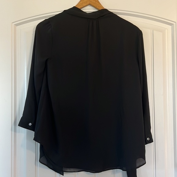 Anthropologie HD in Paris Blouse with tie Size 0 - Picture 5 of 7